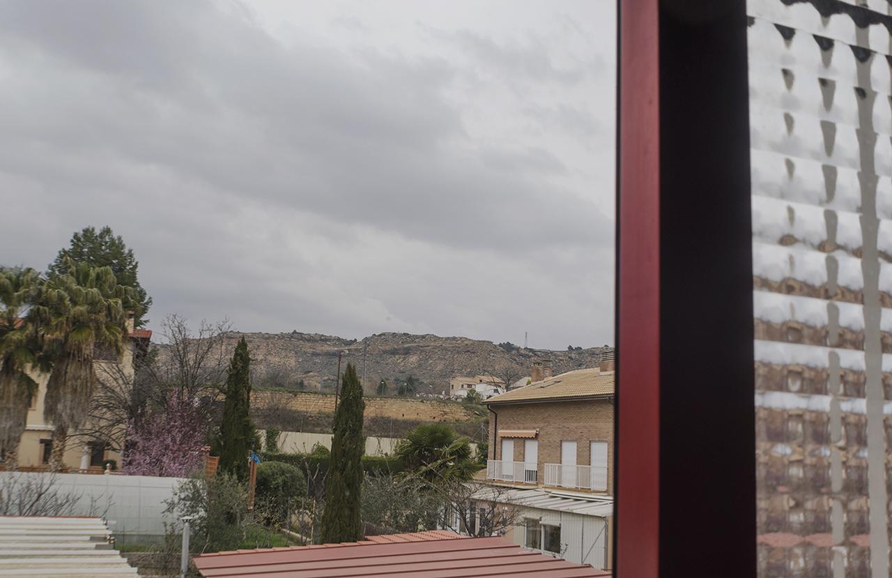 Hostal Los Calatravos Alcaniz Bagian luar foto